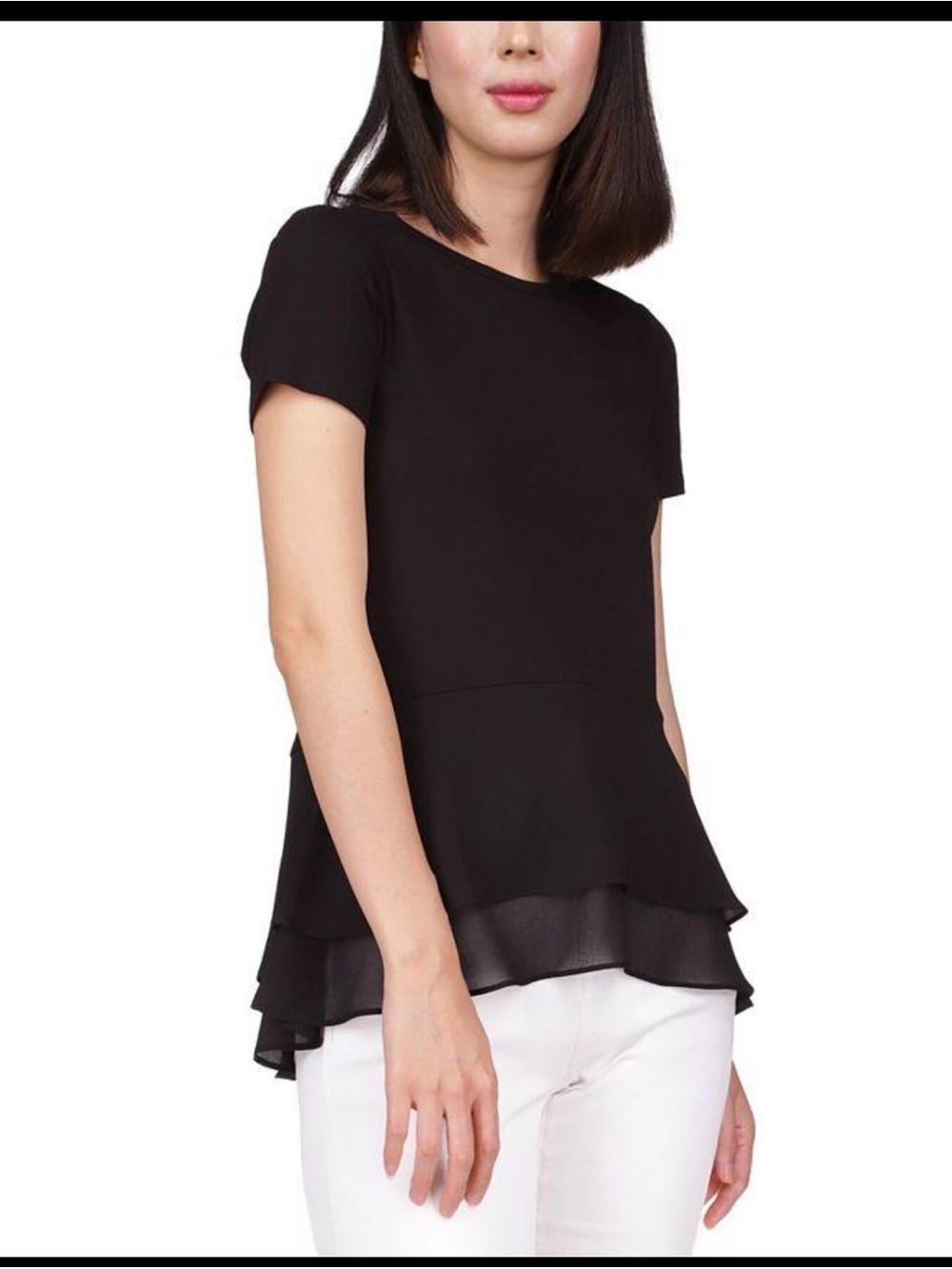 Michael Kors 🖤 layered hem top